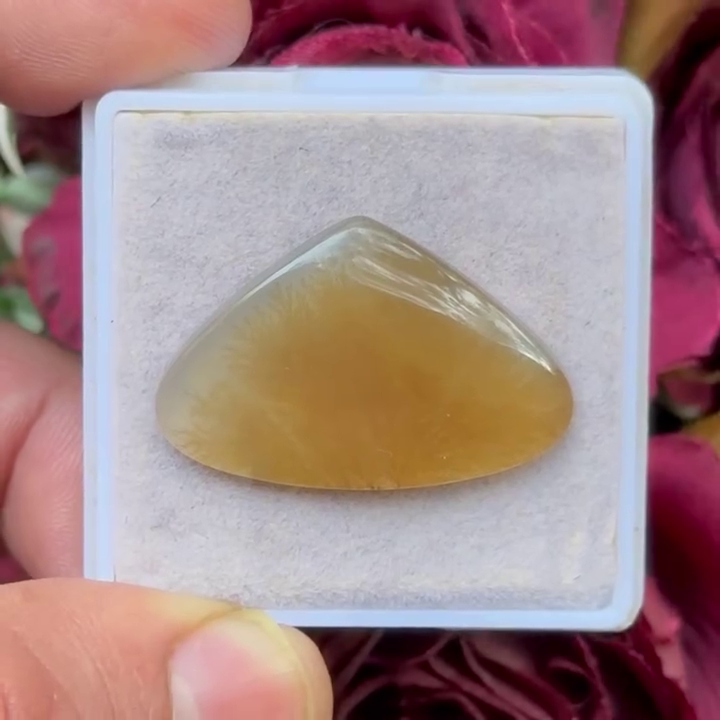 Scenic Agate Heart shape Cabochon Flat Back Gemstone 20X30 mm
