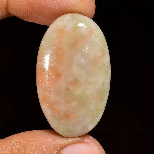 Wonderful Top Grade Quality 100% Natural Golden Serpentine Oval Shape Cabochon Loose Gemstone For Making Jewelry 42 Ct. 35X21X6 mm V-1418