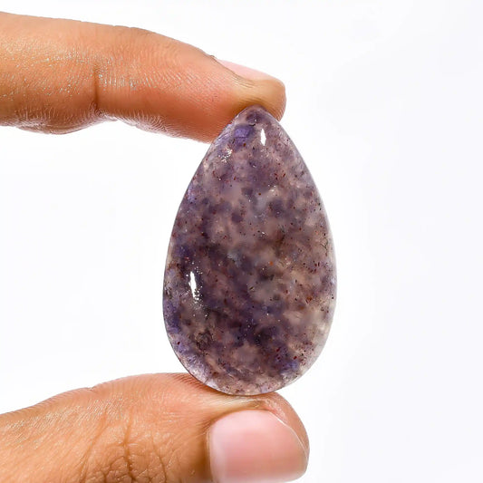 Awesome Top Grade Quality 100% Natural Iolite Sunstone Pear Shape Cabochon Loose Gemstone For Making Jewelry 44 Ct. 39X23X7 mm V-2039