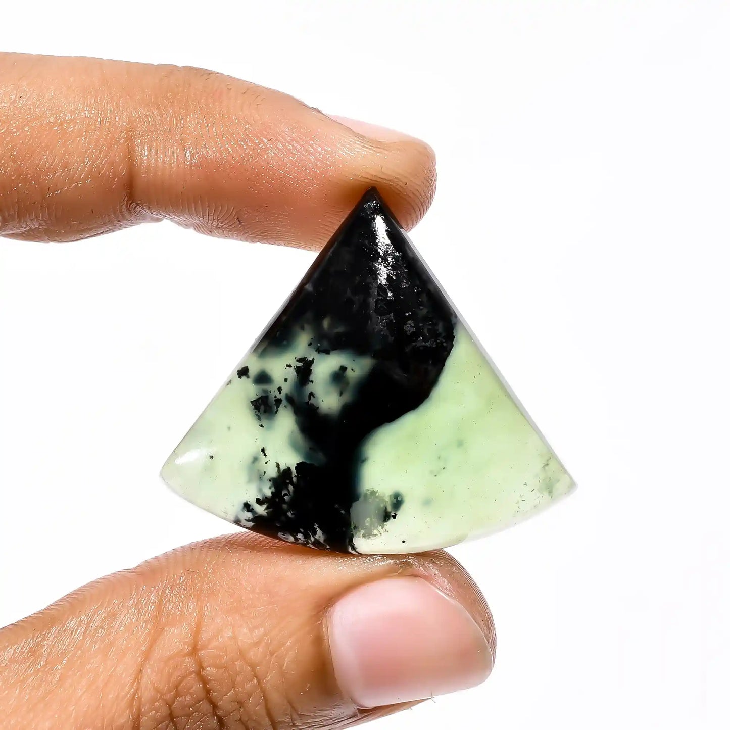 Stunning Top Grade Quality 100% Natural Serpentine Fancy Shape Cabochon Loose Gemstone For Making Jewelry 36 Ct. 30X34X7 mm V-2131