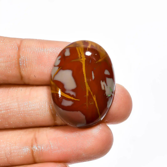 Gorgeous Top Grade Quality 100% Natural Noreena Jasper Oval Shape Cabochon Loose Gemstone For Making Jewelry 31.5 Ct. 28X21X5 mm V-2224