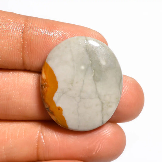 Awesome Top Grade Quality 100% Natural American Jasper Oval Shape Cabochon Loose Gemstone For Making Jewelry 27 Ct. 27X23X5 mm V-576