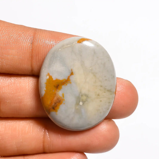 Classic Top Grade Quality 100% Natural American Jasper Oval Shape Cabochon Loose Gemstone For Making Jewelry 41 Ct. 31X20X7 mm V-578