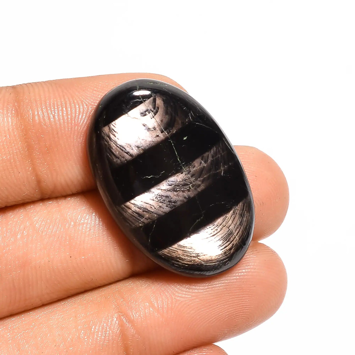 Unique Top Grade Quality 100% Natural Hypersthene Oval Shape Cabochon Loose Gemstone For Making Jewelry 35 Ct. 29X18X6 mm V-847